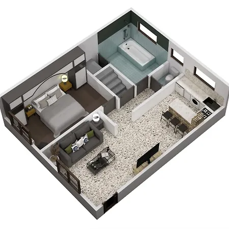 Appartement Les Cantinieres - Bourgoin Jallieu - Jardin Prive *